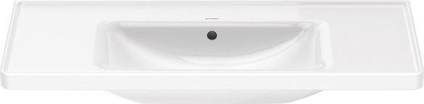 Duravit D-Neo Waschtisch rechteckig 100,5x48cm, mit Überlauf, mit Wondergliss, weiß 23671000601