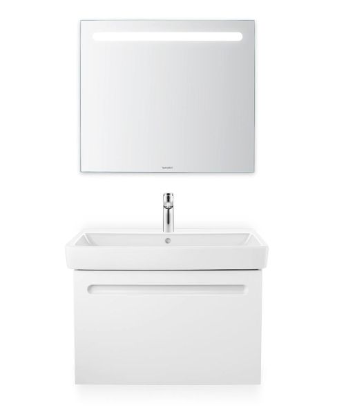 Duravit No.1 Badmöbel-Set 80cm mit Waschtisch und Spiegel N10158018180000