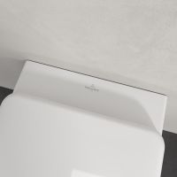 Vorschau: Villeroy&Boch Skyla Combi-Pack Wand-WC TwistFlush 37x53cm mit WC-Sitz, softcube, weiß 4682CL01