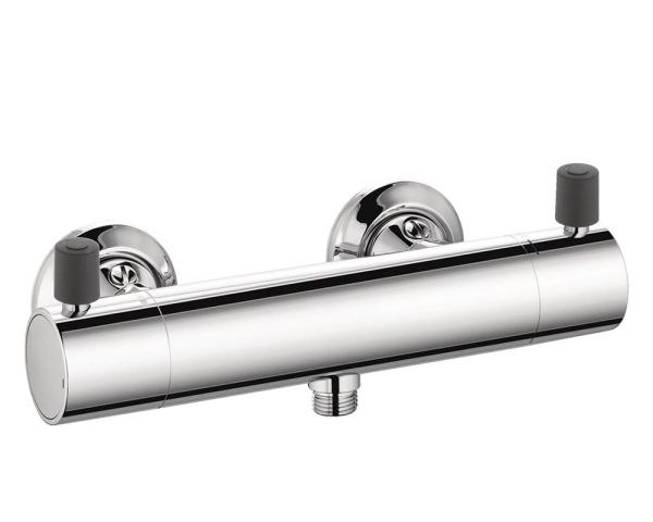 Kludi Provita Thermostat Brausearmatur mit lösbarer 38°C Heißwassersperre, chrom 353300538