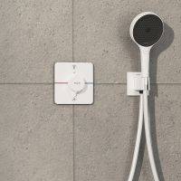 Vorschau: Hansgrohe ShowerSelect Comfort Q Thermostat UP, 2 Verbraucher, Sicherungskombi., weiß matt