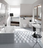 Vorschau: Villeroy&Boch ViConnect 300S WC-Betätigungsplatte, 2-Mengen-Spülung, chrom 92218061