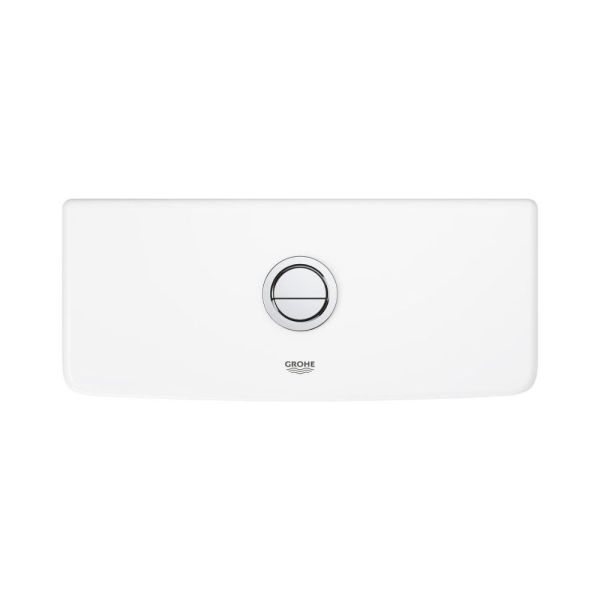 Grohe Euro Keramik Aufputzspülkasten Anschluss seitlich/hinten, weiß