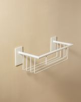 Vorschau: Cosmic Stick Duschkorb 30cm, weiß matt