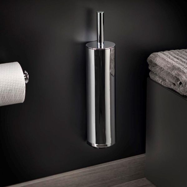 Cosmic Architect Toilettenbürstenhalter, Wandmontage, zum Schrauben oder Kleben, chrom 2510100D