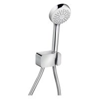 Kludi Logo Wannen-Brause-Set mit Wandanschluss und Brausehalter, chrom 6867005-00