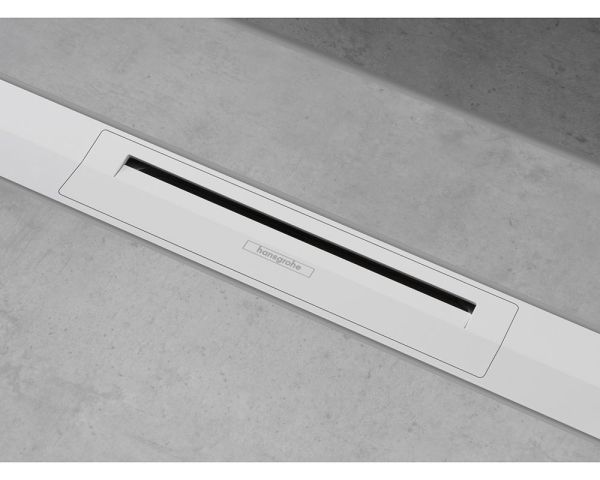 hansgrohe RainDrain Flex Duschrinne 160cm, kürzbar, edelstahl gebürstet 56261800
