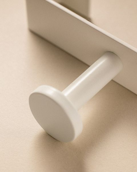 Cosmic Stick Einhängehaken für Möbel, weiß matt