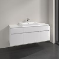 Vorschau: Villeroy&Boch Legato Waschtischunterschrank 140x50cm für Aufsatzwaschtisch, 5 Auszüge glossy white B68500DH