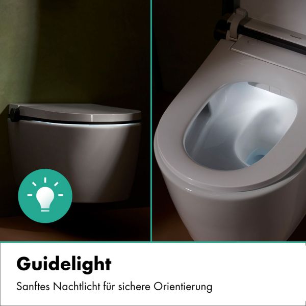 hansgrohe LavaPura Element S Dusch-WC Komplett, weiß
