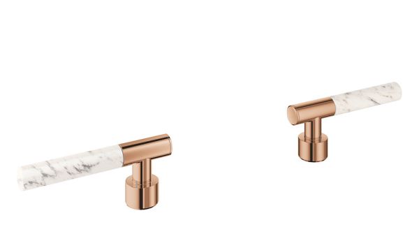 Grohe Atrio Hebelgriffe aus White Attica Caesarstone für Atrio 21134-140/20587-93/25227
