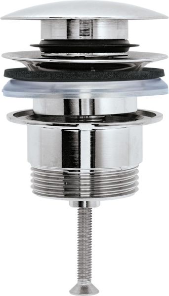 Duravit Push-open Ventil, edelstahl gebürstet 0050527000