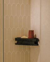 Vorschau: Cosmic Line Eckseifenschale, schwarz matt