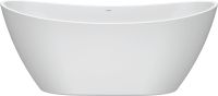 Vorschau: Duravit DuraVato freistehende ovale Badewanne 170x71cm 70057, weiß