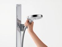 Vorschau: Hansgrohe Raindance Select S Brauseset 120 3jet mit Brausestange 150cm und Seifenschalen