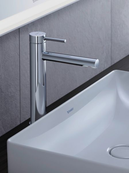 Duravit Circle Einhebel-Waschtischarmatur L ohne Ablaufgarnitur, chrom CE1030002010