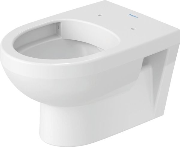 Duravit No.1 Wand-WC 54x36,5cm, oval, HygieneGlaze, rimless, weiß