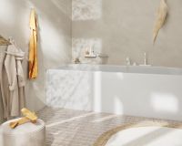 Vorschau: hansgrohe Tecturis S 3-Loch Einhebel-Wannenrandmischer mit sBox, weiß matt 73447700