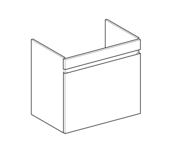 Geberit Renova Plan Unterschrank für Waschtisch mit 1 Schublade und 1 Innenschublade, Breite 75cm_1