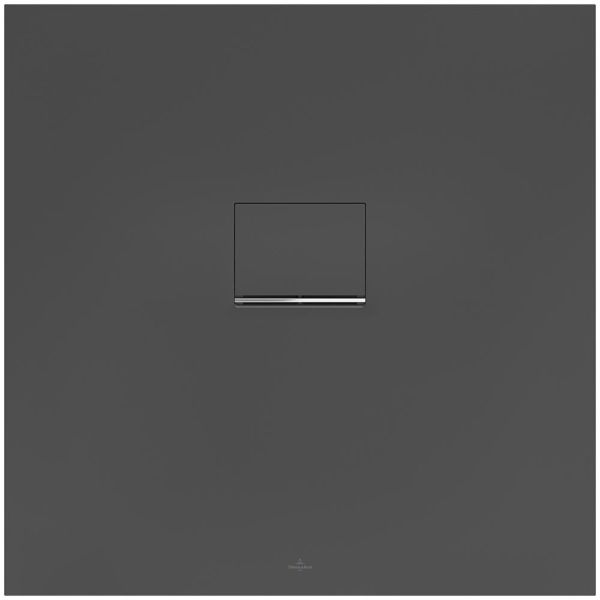 Villeroy&Boch Squaro Infinity Quaryl®-Duschwanne universal einbaubar, anthracite UDQ9090SQI1V-1S