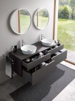 Duravit L-Cube Spiegel rund Ø70cm mit Dimmfunktion