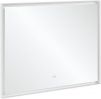 Vorschau: Villeroy&Boch Subway 3.0 LED-Spiegel, 100x75cm, mit Sensordimmer, weiß matt