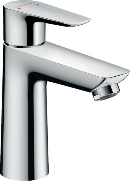 Hansgrohe Talis E Einhebel-Waschtischmischer 110 mit Push-Open Ablaufgarnitur, chrom