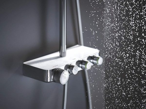 Grohe Euphoria SmartControl 310 Cube Duo Duschsystem moon white 26508LS0