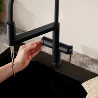 Vorschau: hansgrohe Talis Select M54 Einhebel-Küchenmischer, schwenkbar, 3jet, schwarz matt