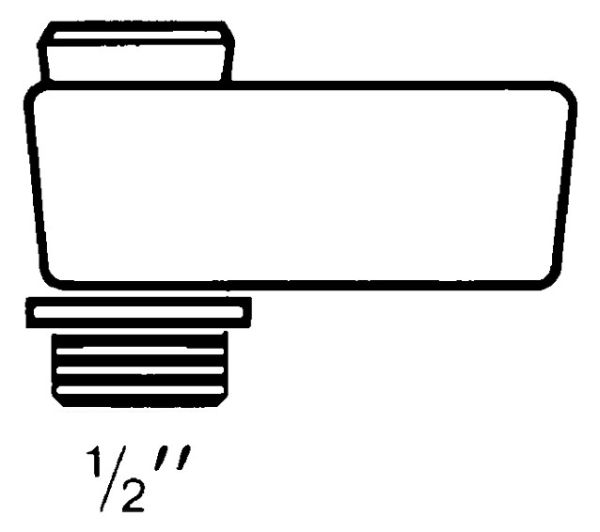 Hansgrohe Schlauchanschluss mit Brausehalter, chrom