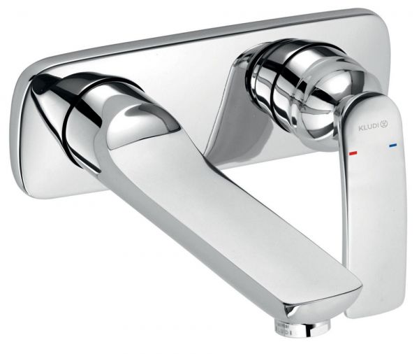 Kludi Balance Unterputz-Waschtisch-Zweiloch-Wand-Einhandmischer chrom 522460575
