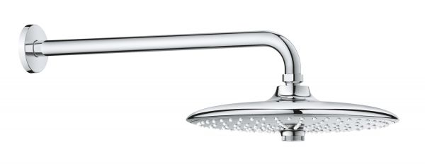 Grohe Euphoria 260 Kopfbrauseset 38cm, 3 Strahlarten, EcoJoy 9,5 l/min, chrom