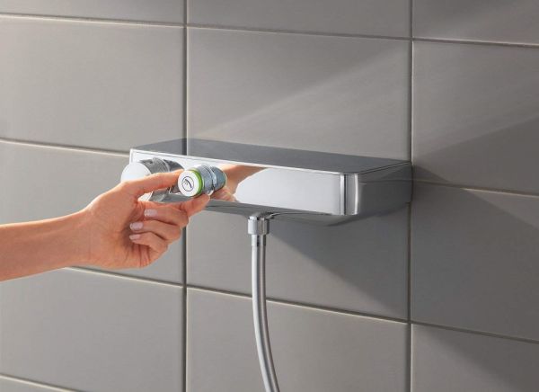 Grohe Grohtherm SmartControl Thermostat-Brausebatterie mit Brausegarnitur 60cm, chrom