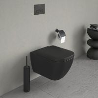 Vorschau: Duravit Happy D.2 WC-Sitz mit Absenkautomatik, abnehmbar, anthrazit matt