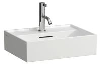 Kartell by Laufen Handwaschbecken unterbaufähig, mit Standardablauf, 45x34cm, mit HL, mit ÜL, H8153307571041