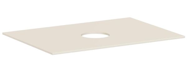 hansgrohe Xevolos E Konsole 78x55cm für Aufsatzwaschtisch mittig ohne Hahnloch sandbeige matt 54328780