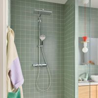 Grohe Vitalio Joy+ SmartControl System 350x230 Mono Duschsystem mit Thermostat, Aufputz, chrom 1360480000