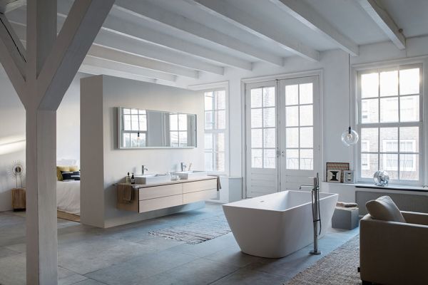 Duravit DuraSquare freistehende Badewanne rechteckig 185x85cm, weiß