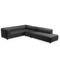 Vorschau: KETTLER OSEA Lounge-Set 3-Sitzer links, 2-Sitzer rechts & Mittelteil, anthrazit 0107836-7820 + 0107839-7820