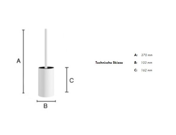 SmedboBeslagsboden WC-Bürste, schwarz BB1233