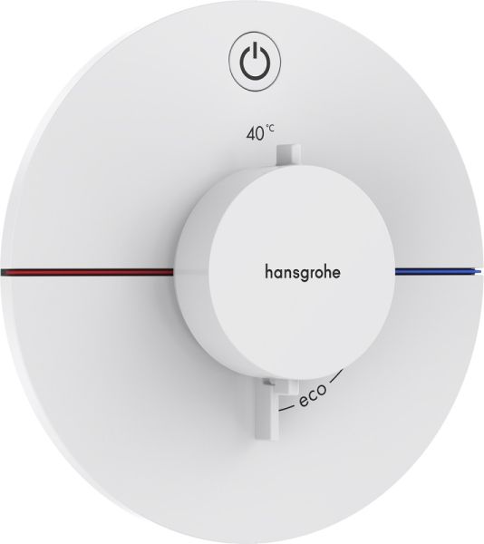 Hansgrohe ShowerSelect Comfort S Thermostat Unterputz für 1 Verbraucher, weiß matt
