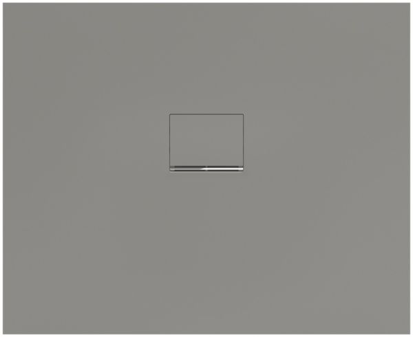 Villeroy&Boch Squaro Infinity Quaryl®-Duschwanne, flächenbündiger Einbau, 110x90cm, anthracite, UDQ1190SQI2IV-1S