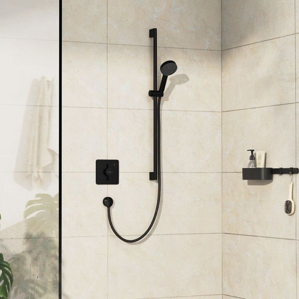 Hansgrohe DuoTurn Q Mischer Unterputz für 1 Verbraucher, schwarz matt