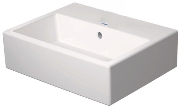 Duravit Vero Air Handwaschbecken rechteckig 45x35cm, ohne Hahnloch, mit Überlauf, weiß
