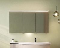 Vorschau: Burgbad Sinea 3.0 Spiegelschrank 140x80cm mit horizontaler LED-Beleuchtung, Ausführung rechts SHFD140