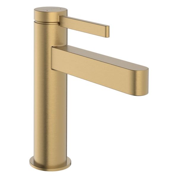 hansgrohe Finoris Waschtischmischer 110 mit Zugstangen-Ablaufgarnitur, brushed bronze 76020140