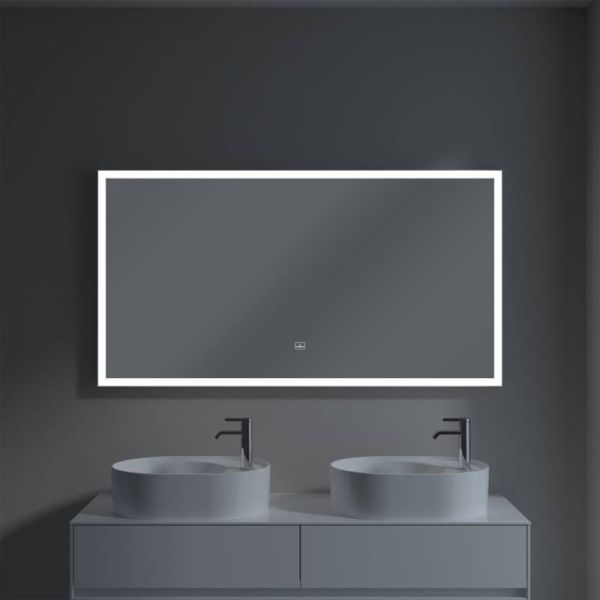 Villeroy&Boch Subway 3.0 LED-Spiegel, 140x75cm, mit Sensordimmer, weiß matt A4631400