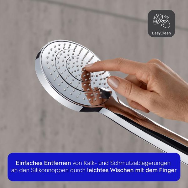Duravit ShowerSystem Reno MinusFlow, ohne Armatur, chrom