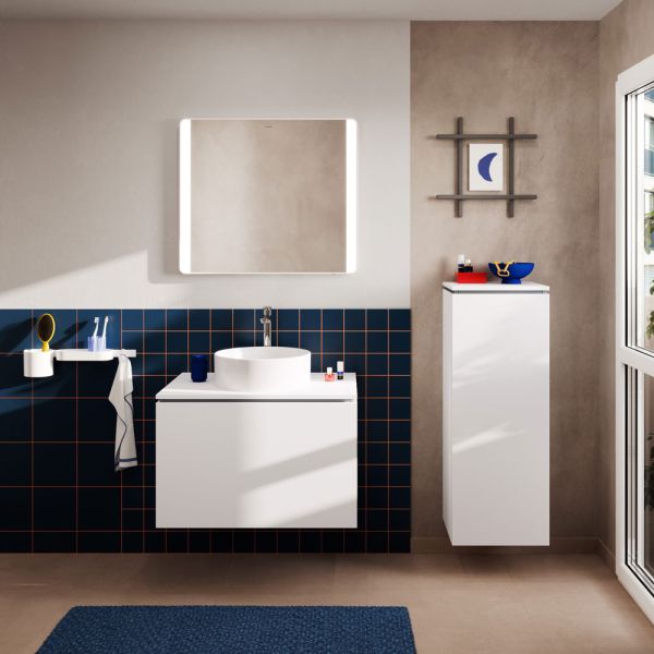 hansgrohe Xilesa E Konsole 78x55cm für Aufsatzwaschtisch mittig ohne Hahnloch