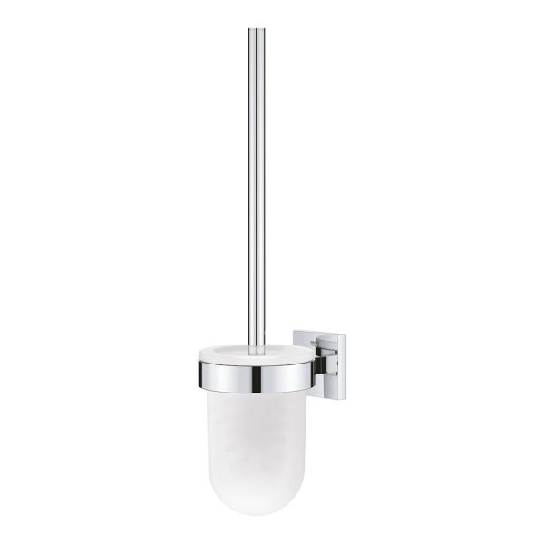 Grohe QuickFix Start Cube Toilettenbürstengarnitur, zum Kleben oder Bohren